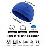 Syhood 6 Pieces Men Skull Caps Beanies Sleep Hats Multifunctional Helmet Liner Cap for Men and Women