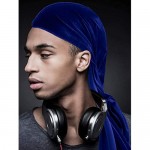 Tatuo 3 Pieces Silky Durag and 3 Pieces Velvet Durag Soft Headwrap Du-Rag with Long Tail and Wide Straps for 360 Waves