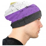 YISHOW Unisex Fashion Flag Beanie Baggy Hat Slouchy Skull Beanie for Men Women