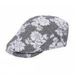 DOCILA Fashion Lace Floral Print Newsboy Cap for Women Breathable Mesh Flat Ivy Gatsbay Hat Lightweight Outdoor Cabbie Beret