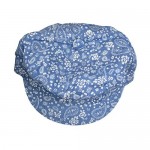Landana Headscarves Denim Jeans Ladies Spring Summer Cap with Paisley Floral Pattern