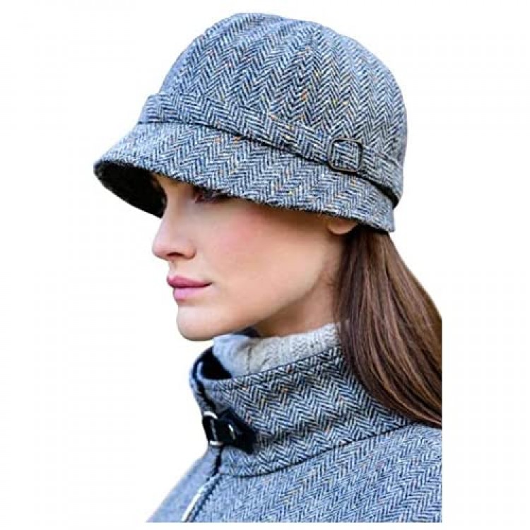 Mucros Weavers Ladies Flapper Hat Wool Tweed Made in Ireland