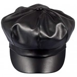 Samtree Women Newsboy Hats Visor Beret Cabbie Hat 8 Panel Ivy Cap PU Leather