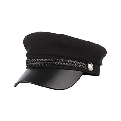 S.CHARMA Chauffeur Hat for Men Women  Classic Vintage Newsboy Cap Costume Hats