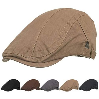 Unisex Cotton Newsboy Hats for Men Top Hat for Women Newsboy Flat Hats Daily Caps