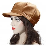Womens Classic Newsboy Caps Visor 8 Panel Gatsby Cabbie Hat