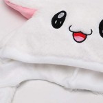 Bunny Hat with Moving Ears Cute Fashion Embroidery Cartoon Plush Hat Rabbit Ear