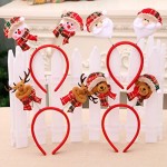 Cute Christmas Headbands for Women Girls & Kids Santa Claus Dear Xmas Holiday Party Decor Head Boppers