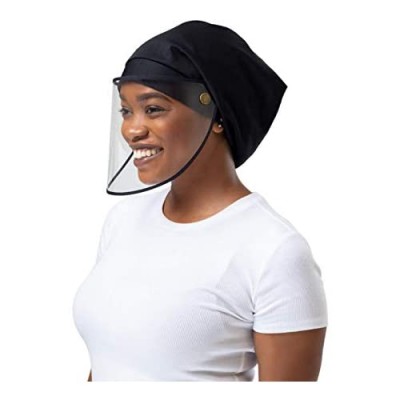 Hairbrella Pro Face Shield Women’s Rain Hat  Waterproof  Sun Protection  Satin-Lined  Packable