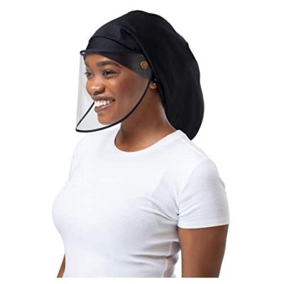 Hairbrella Pro Face Shield Women’s Rain Hat  Waterproof  Sun Protection  Satin-Lined  Packable XL