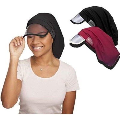 Hairbrella XL Women’s Rain Hat  Waterproof  Sun Protection  Satin-Lined  Packable  for Voluminous and Long Hair (Multi  XL)