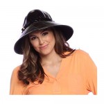 VINRELLA Rain Hat for Woman with Adjustable Chin Strap One Size Fits All